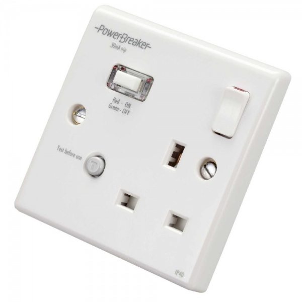 Powerbreaker  Safety RCD Switched Socket